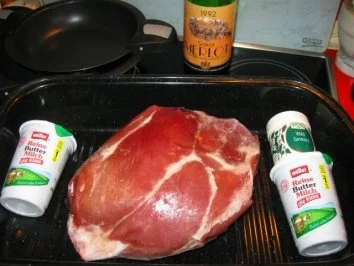 Rehbockkeule gebeizt ( Buttermilch+Rotwein ) - Rezept - Bild Nr. 2