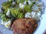Broccoli-Reis-Pfanne mit Schweinesteaks - Rezept