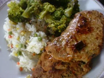 Broccoli-Reis-Pfanne mit Schweinesteaks - Rezept - Bild Nr. 10