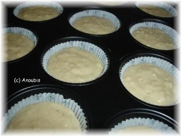 Kuchen/Gebäck - Bananenmuffins mit Nüssen - Rezept - Bild Nr. 5