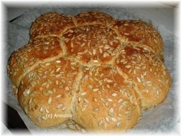 Rezept: Brot/Brötchen - Brötchenblume Brot/Brötchen - Brötchenblume - Rezept