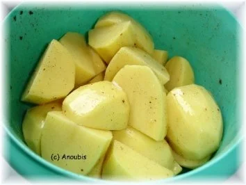 Beilage - Würzkartoffeln aus dem Bratschlauch - Rezept - Bild Nr. 3