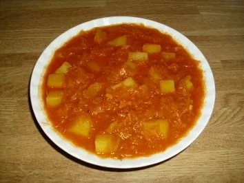 Szegediner Kartoffelgulasch - Rezept