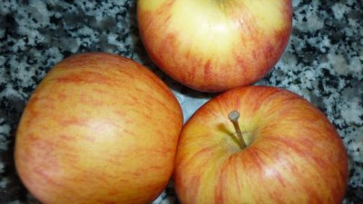 Kalbsleber mit Erbsenpüree und Apfel - Kumquatsgemüse - Rezept - Bild Nr. 3