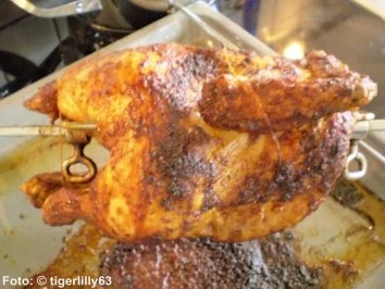 Rezept: Brathähnchen Bild Nr. 2 Brathähnchen - Rezept - Bild Nr. 2