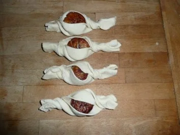 VORSPEISE/FISCH Blätterteigbonbons-Jakobsmuscheln auf Pastinacken-Linsenpüree - Rezept - Bild Nr. 4