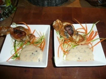 VORSPEISE/FISCH Blätterteigbonbons-Jakobsmuscheln auf Pastinacken-Linsenpüree - Rezept - Bild Nr. 5