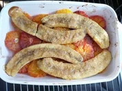 Bananen, flambiert mit Blutorangen - Rezept