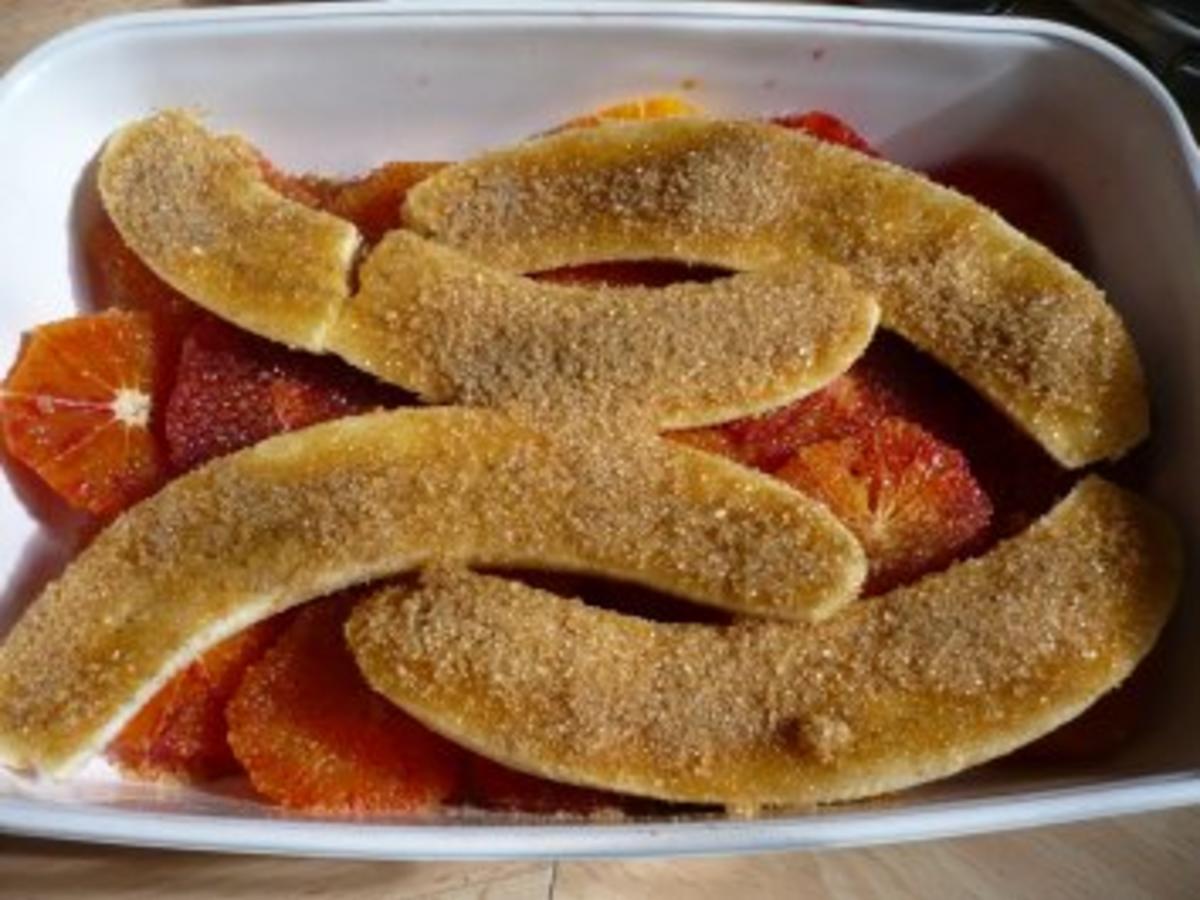 Bananen, flambiert mit Blutorangen - einfach - von CUISINA