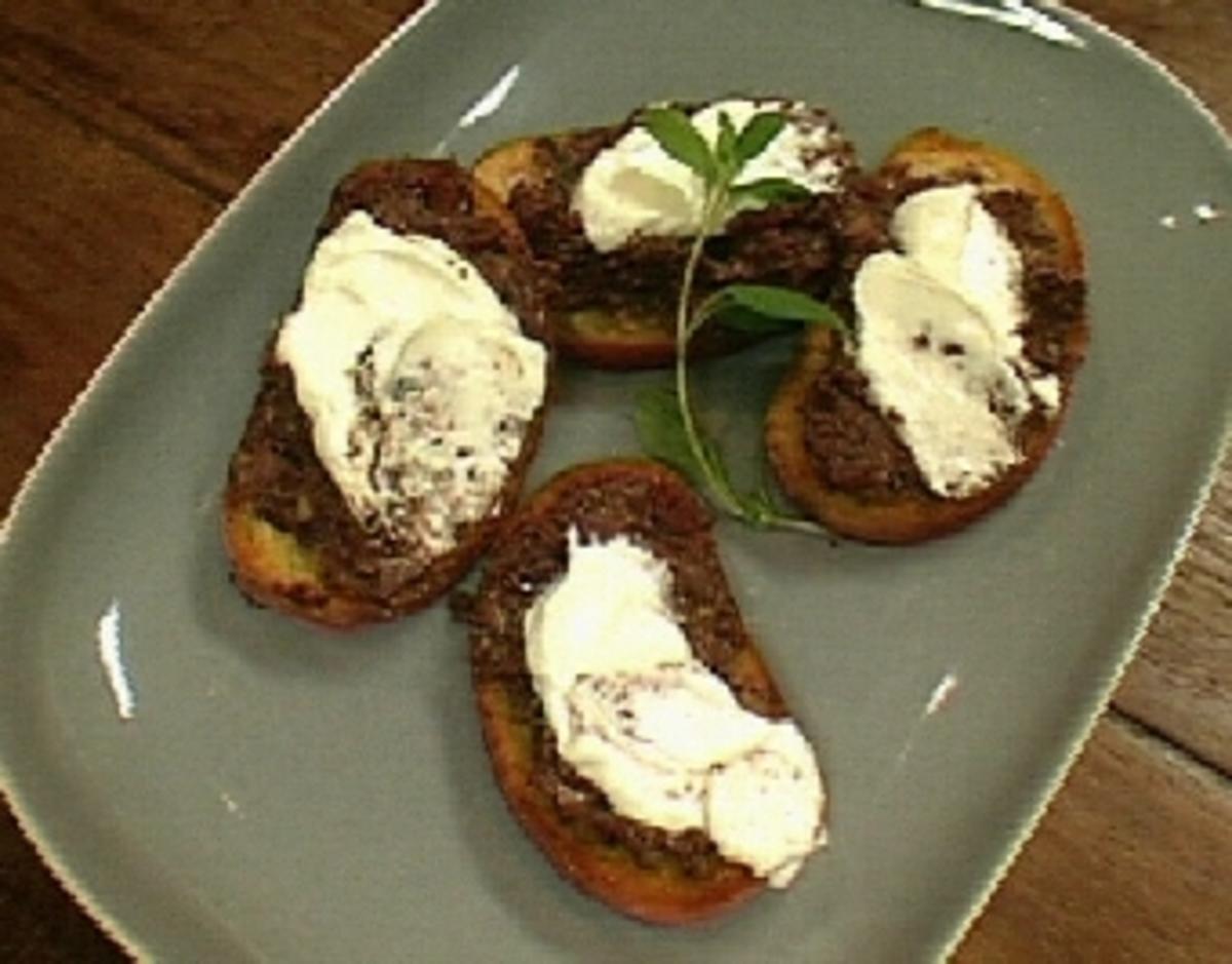 Bruschetta mit Oliven-Tapenade und Artischocken - Rezept Eingereicht
von Ganz und Gar