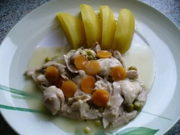 Hühnerfrikassee - Rezept