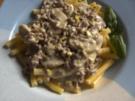 Soßen / Dips: Cremige Hackfleischsoße - Rezept