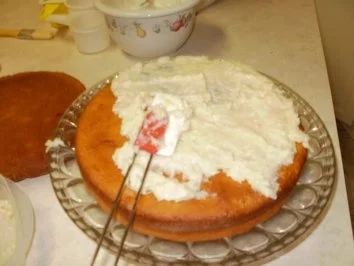 Kuchen - Kokonuess Fuellung fuer Amerikanischer Suesskartoffelkuch - Rezept - Bild Nr. 7