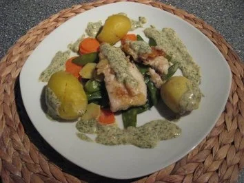 Pangasius Filet auf buntem Gemüse - Rezept - Bild Nr. 2