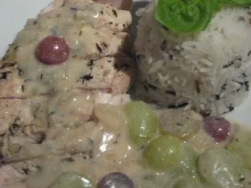 Paradies-Hühnchen mit Thymian & Weintrauben - Rezept - Bild Nr. 2