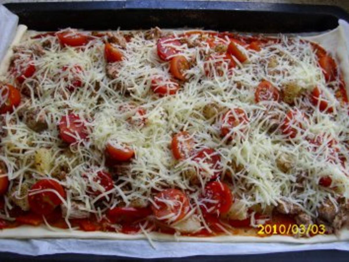 Schnelle Pizza - Rezept - Bild Nr. 3