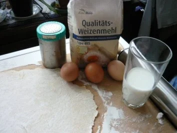 Selbstgemachte Nudeln für eigene Suppen - Rezept - Bild Nr. 2