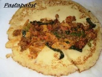 Rezept: Crespelle mit Wirsing-Hack-Füllung Bild Nr. 3 Crespelle mit Wirsing-Hack-Füllung - Rezept - Bild Nr. 3