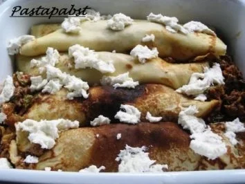 Rezept: Crespelle mit Wirsing-Hack-Füllung Bild Nr. 4 Crespelle mit Wirsing-Hack-Füllung - Rezept - Bild Nr. 4