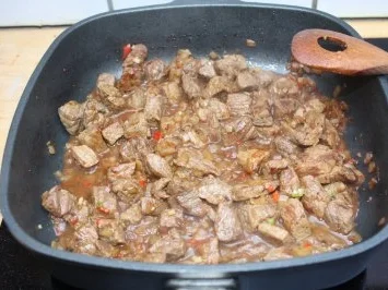 Rindergeschnetzeltes in Biersosse und Spätzle - Rezept - Bild Nr. 4