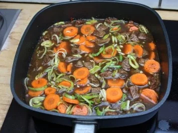 Rindergeschnetzeltes in Biersosse und Spätzle - Rezept - Bild Nr. 5