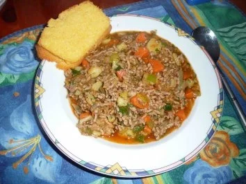 Geschmortes Zwiebelhackfleisch - Rezept - Bild Nr. 12