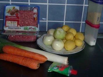 Geschmortes Zwiebelhackfleisch - Rezept - Bild Nr. 3