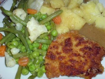 Mischgemüse zu Schweineschnitzel mit Buttersoße - Rezept - Bild Nr. 13