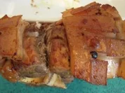 Schulter-Krustenbraten mit Porreegemüse - Rezept