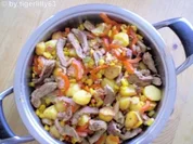 Scharfe Kartoffel-Steak-Pfanne - Rezept