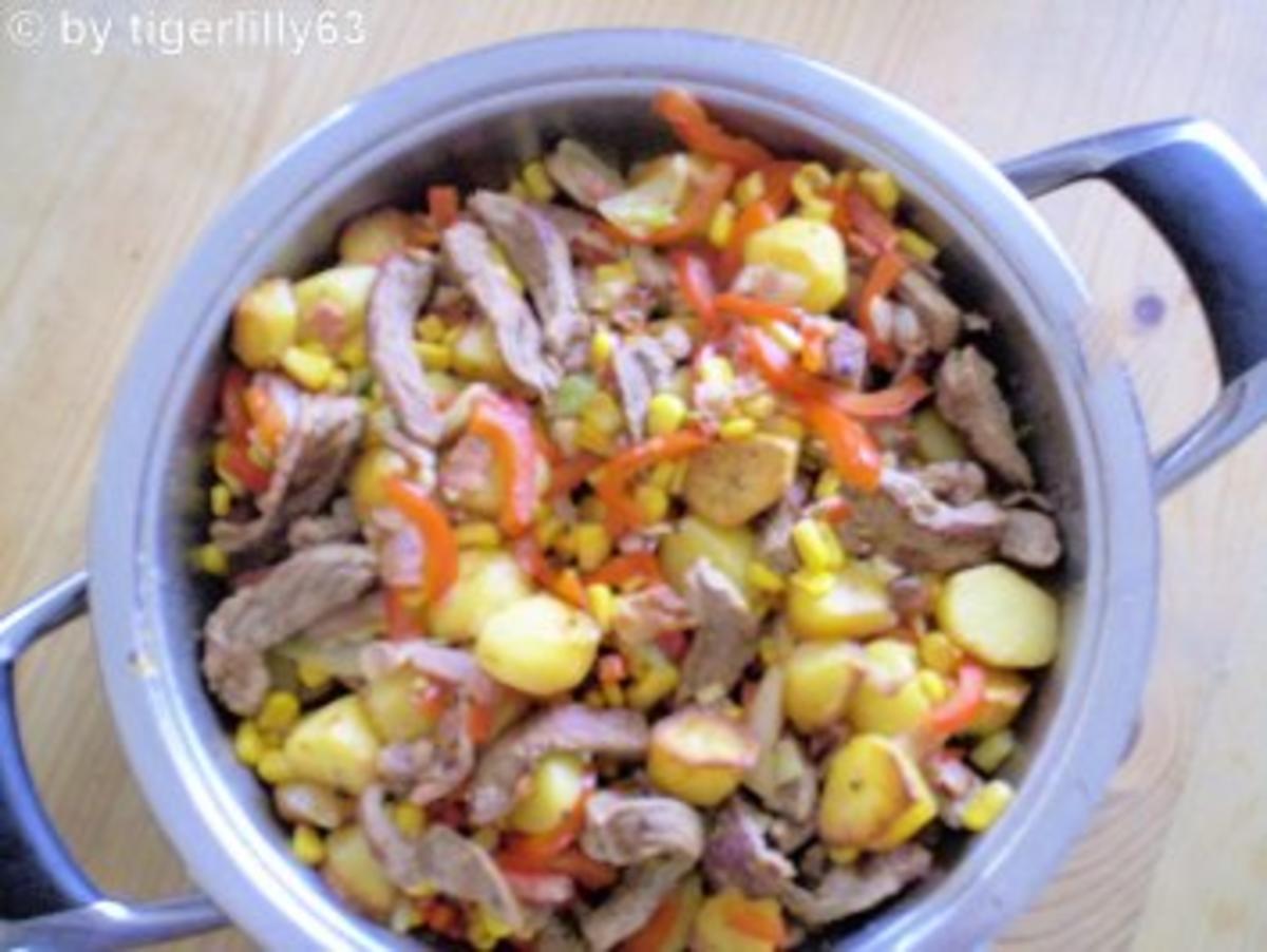 Bilder für Scharfe Kartoffel-Steak-Pfanne - Rezept