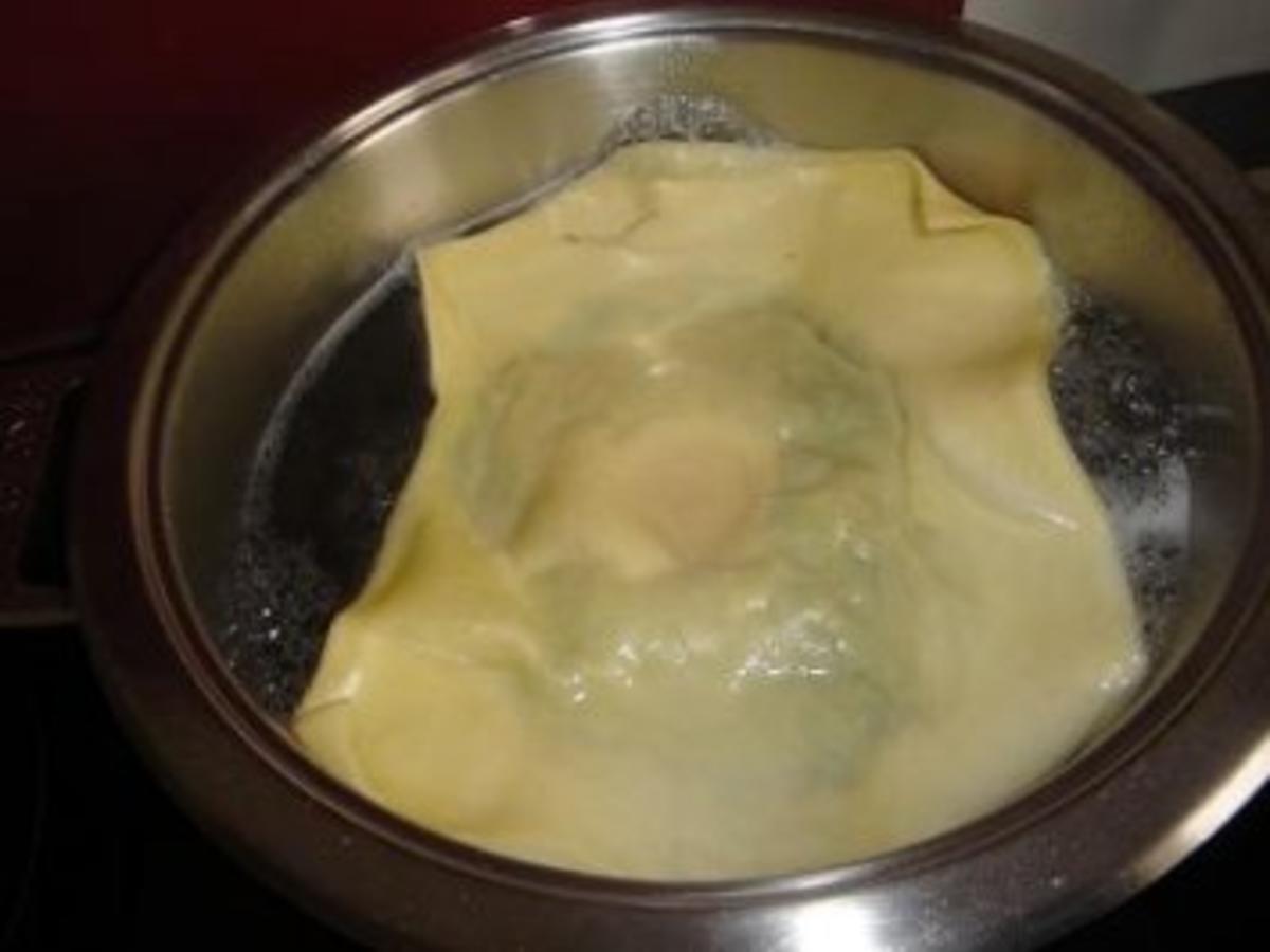 Ravioli mit Spinat und Ei - schnell &amp; einfach - von simu