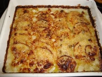 Kartoffelgratin mit Gorgonzola - Rezept
