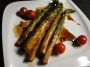 Gebratene grüne Spargeln - Rezept