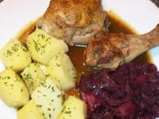 Geschmorte Hähnchenteile - Rezept