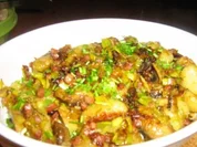 Gnocchi mit Champignion und Lauch gebraten - Rezept