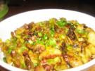 Gnocchi mit Champignion und Lauch gebraten - Rezept