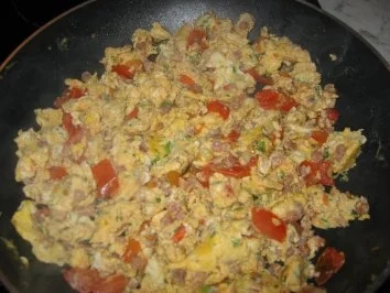 Rührei nach meiner Art - Rezept