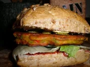 Feuriger Veggie-Burger - Rezept