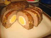 Party: Pikanter Party-Hackbraten, gefüllt.. - Rezept