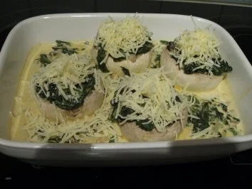 Champignons gefüllt mit Blattspinat - Rezept - Bild Nr. 6