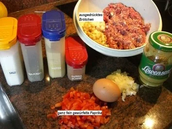 Rezept: Fleisch: JÄGERFRIKADELLE Bild Nr. 2 Fleisch: JÄGERFRIKADELLE - Rezept - Bild Nr. 2