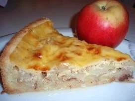 Rezept: Torte: Apfeltorte mit Vanilleguss Torte: Apfeltorte mit Vanilleguss - Rezept