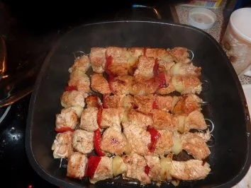 Rezept: Fl/Pute: Putenspiesse Bild Nr. 4 Fl/Pute: Putenspiesse - Rezept - Bild Nr. 4