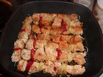 Rezept: Fl/Pute: Putenspiesse Bild Nr. 5 Fl/Pute: Putenspiesse - Rezept - Bild Nr. 5