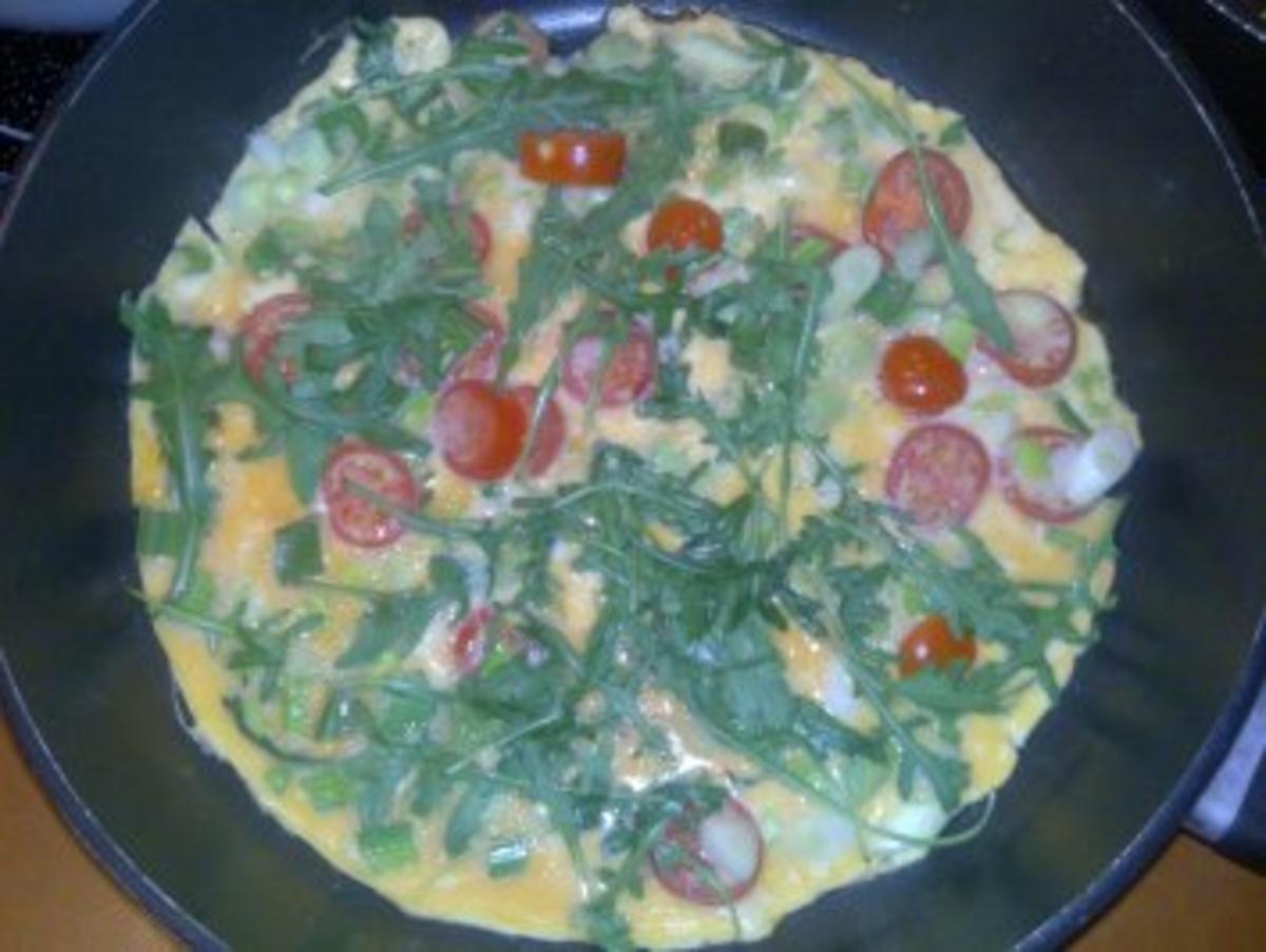 Rucola-Omelette - Rezept