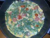 Rezept: Rucola-Omelette Rucola-Omelette - Rezept