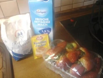 Rezept: Erdbeermilch Bild Nr. 2 Erdbeermilch - Rezept - Bild Nr. 2