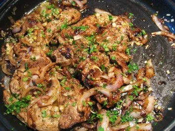 Rezept: Marinierte Lammsteaks 1 .... Bild Nr. 3 Marinierte Lammsteaks 1 .... - Rezept - Bild Nr. 3