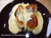 Buchteln in Vanillesauce - Rezept
